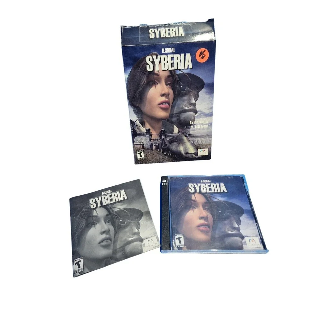 Syberia Vintage PC game Original‎ Box - Retro Windows 98 XP ME